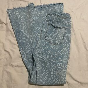 Flare Printed Jeans